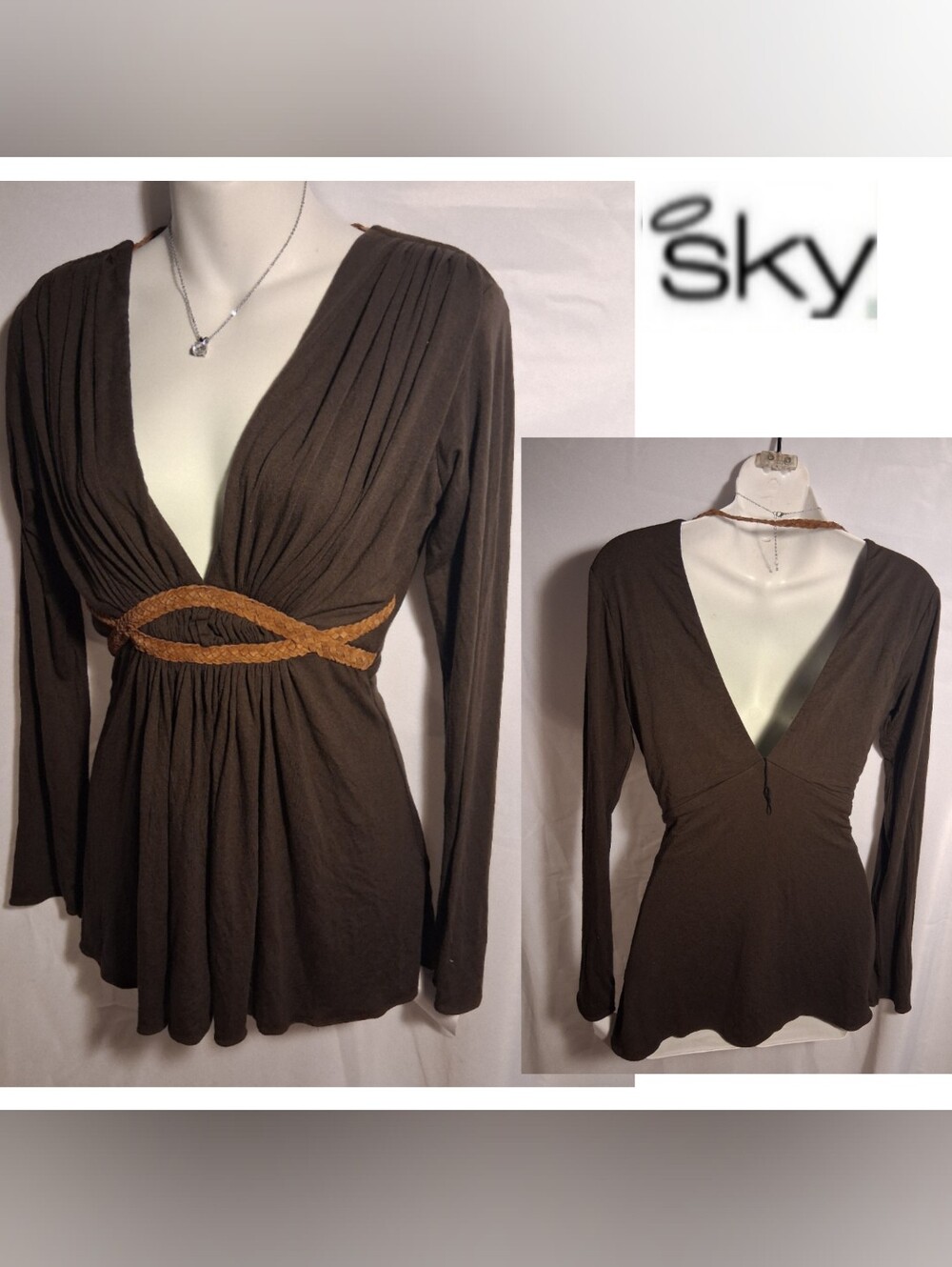 Sky Top.  Sz Med. New